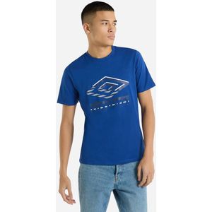 Umbro Heren Glitch T-Shirt (S) (Koningsblauw)