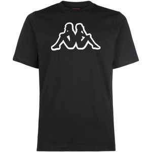 Kappa - T-Shirt Logo Cromen - Zwart T-Shirt Heren - M