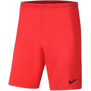 Nike - Park III Knit Short - Rood Voetbalbroekje - XL