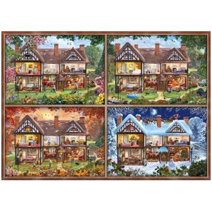 Puzzel Schmidt - Huis van de vier seizoenen, 2000 stukjes