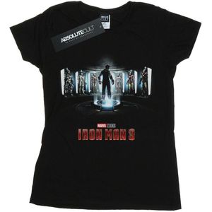 Marvel Studios Womens/Ladies Iron Man 3 Poster Cotton T-Shirt