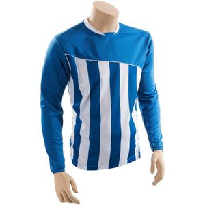 Precision Unisex Volwassen Valencia Voetbalshirt (M) (Koningsblauw/Wit)