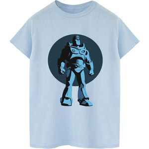 Disney Dames/Dames Lightyear Buzz staand cirkel katoen vriendje T-shirt (M) (Babyblauw)