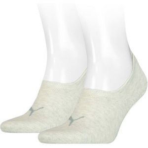 Puma Footie sokken 2 paar Hoog Unisex - Off White