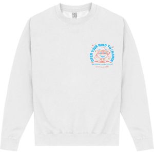 TORC Uniseks Adult Open Your Mind Rug Sweatshirt met opdruk (5XL) (Wit)