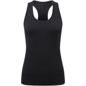 TriDri Dames/dames Gerecycleerd Naadloos 3D Vest (XS) (Zwart)