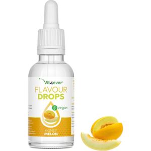 Vit4ever | Smaakdruppels 50 ml | Flavour drops smaakdruppels zonder calorieën | Voor kwark, havermoutpap, yoghurt en meer | Veganistisch