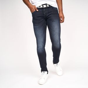 Crosshatch Heren Barbeck Slim Jeans (38L) (Blauw Zwart)