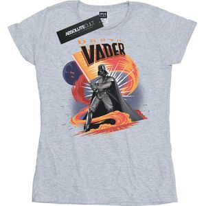 Star Wars Womens/Ladies Darth Vader Swirling Fury Cotton T-Shirt