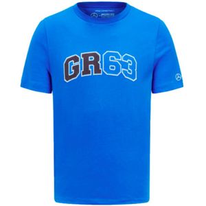 2023 Mercedes George Russell Logo Tee (Blue)