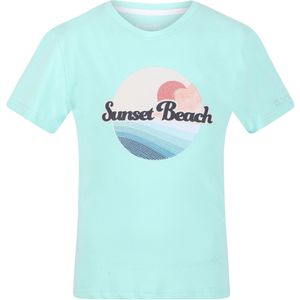 Regatta Kinderen/Kinderen Bosley V Sunset T-shirt (116) (Aruba Blauw)