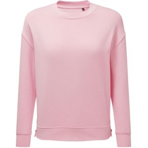 TriDri Dames/Dames Gerecycleerd Sweatshirt met rits (XXS) (Lichtroze)