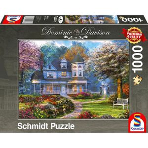 Schmidt Victoriaans Herenhuis, 1000 stukjes - Puzzel - 10+