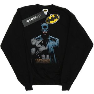 DC Comics Meisjes Batman Close Up Sweatshirt (140-146) (Zwart)