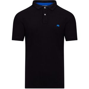 Raging Bull Heren Klassiek Biologisch Poloshirt (5XL) (Zwart)