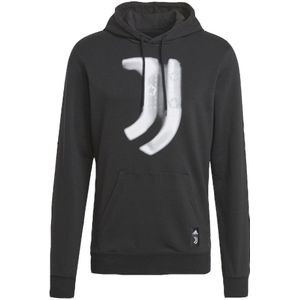 2021-2022 Juventus Hooded Top (Black)