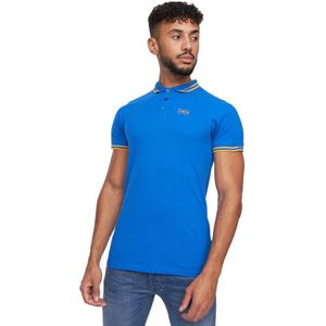 Crosshatch Heren Kermlax Poloshirt (XL) (Blauw)
