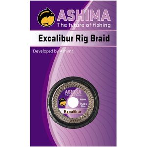 Ashima Excalibur Rig Braid 20m/ 25lbs Kleur : Washed Out Green