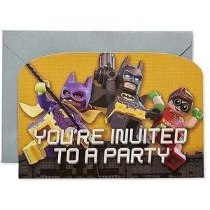 Lego Batman Movie Characters Invitations (Pack of 8)