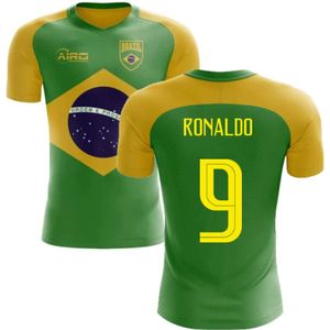 2022-2023 Brazil Flag Concept Football Shirt (Ronaldo 9)