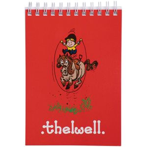 Hy Thelwell Collection Schrijfblok (A6) (Rood)