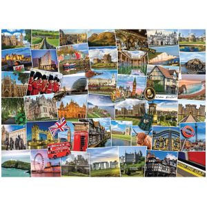 Puzzel Eurographics - Globetrotter Verenigd Koninkrijk, 1000 stukjes