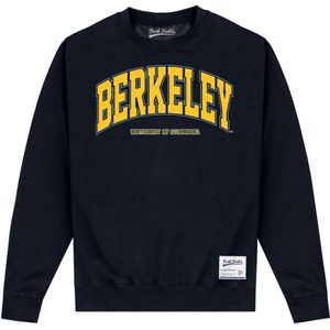 UC Berkeley Unisex Sweatshirt met boog voor volwassenen (5XL) (Zwart)