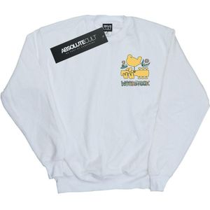 Woodstock Meisjes Borst Logo Sweatshirt (128) (Wit)