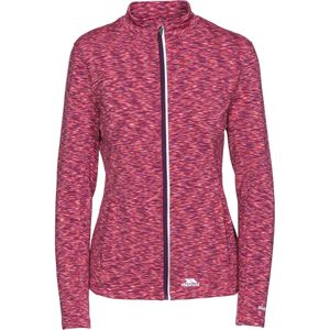 Trespass - Dames Indira Lange Mouwen Full Zip Sporttop (2XS) (Rood)