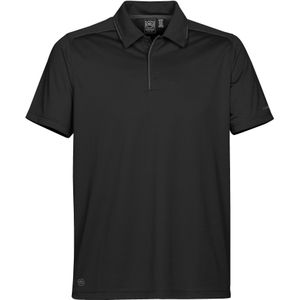 Stormtech Heren H2X Inertie Prestatie Polo Shirt (XL) (Zwart / Grafiet)