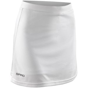 Spiro Dames/Dames Windproof Quick Dry Sport Skort (L (40)) (Wit)