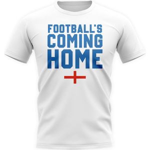 England Footballs Coming Home T-Shirt - Flag/White