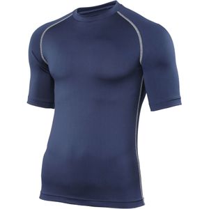 Rhino Heren Sport Basislaag Korte Mouwen T-Shirt (2XL) (Marine)