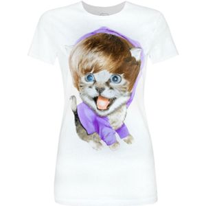 Goodie Two Sleeves Womens/Ladies Baby Meow T-Shirt