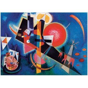 Puzzel Eurographics - Vassily Kandinsky: in blauw, 1000 stukjes