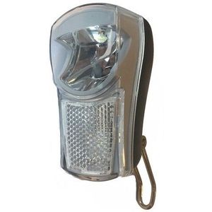 Ikzilight koplamp The Boss, 1 witte led 20LUX. incl bracket en batterijen (hangverpakking)