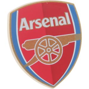 Arsenal FC Officiële Metalen Voetbal Kastspeld Badge  (Rood/Goud)