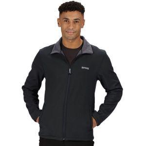 Regatta Heren Cera V Wind Resistant Soft Shell Jas (S) (Zwart)