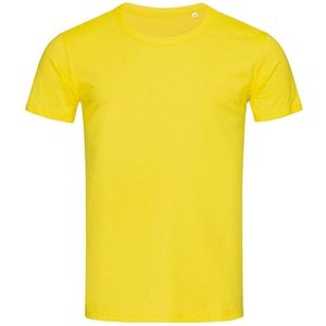 Absolute Apparel - Heren Stedman Stars Ben T-Shirt met Ronde Hals (M) (Geel)
