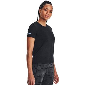 Under Armour Stride Seamless Short Sleeve T-shirt Zwart M Vrouw