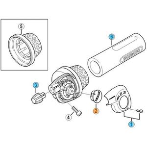 Shimano schakel indicator voor Nexus 3/4 shifter sb-3s30/4s40