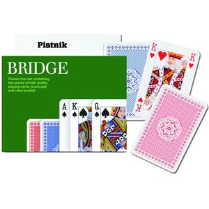 Speelkaarten- Set dubbel Bridge Piatnik