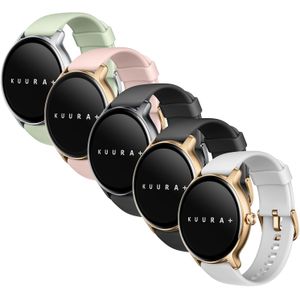Kuura+ Smartwatch WS - Zwart/Goud