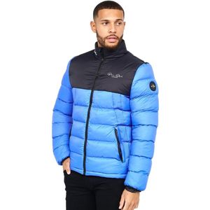 Born Rich Heren Lyden Oversized Puffer Jacket (L) (Azuurblauw)