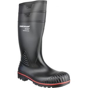 Dunlop Acifort Unisex Heavy Duty Full Safety Wellington Laarzen A442031 (43 EUR) (Zwart)