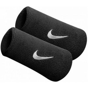 Nike Swoosh Polsbandjes (Set van 2)  (Zwart)