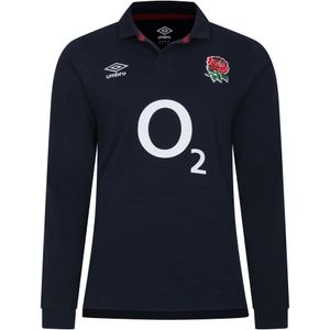 Umbro Volwassen unisex 23/24 Engeland Rugby Alternatieve Jersey met lange mouwen (XL) (Marineblauw/Wit/Rood)