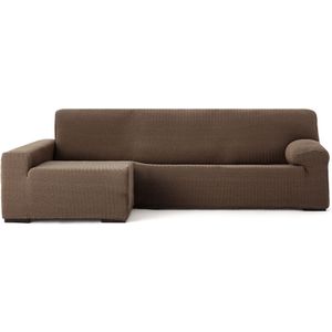 Hoes voor chaise longue met lange armleuning links Eysa JAZ Bruin 180 x 120 x 360 cm