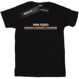 Pink Floyd Meisjes Prisma Retro Strepen Katoenen T-shirt (116) (Zwart)
