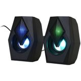 Kleurveranderende Gaming Speakerset, 2dlg.